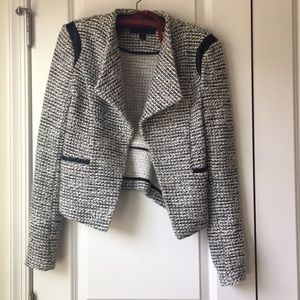 Banana Republic Tweed Open Front Blazer